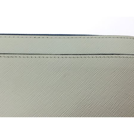  CASTELBAJAC カステルバジャック レディース 長財布 ラウンドファスナー ルル ホワイト×ブルー