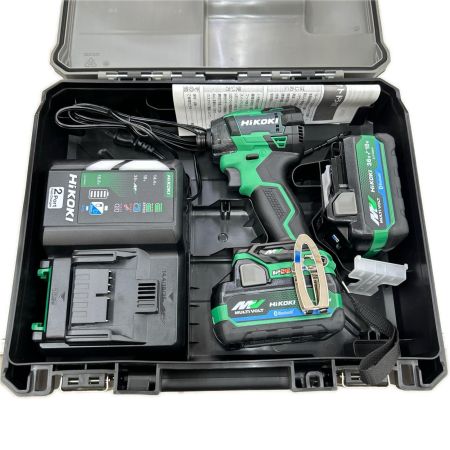 HiKOKI ハイコーキ インパクトドライバ コードレス式 36v 充電器・充電池2個・ケース付 WH36DD アグレッシブグリーン