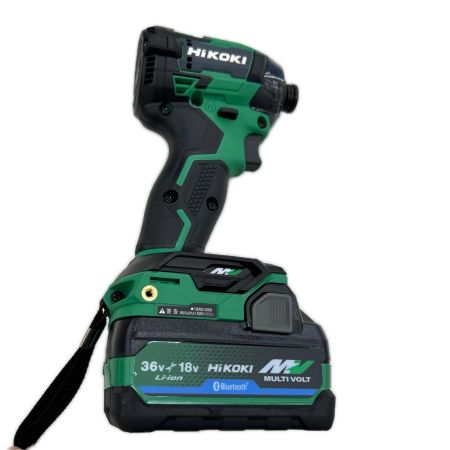 HiKOKI ハイコーキ インパクトドライバ コードレス式 36v 充電器・充電池2個・ケース付 WH36DD アグレッシブグリーン