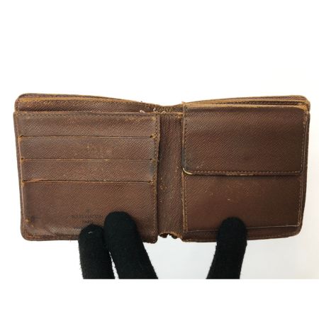  LOUIS VUITTON ルイヴィトン 二つ折り財布 モノグラム ポルトフォイユ・マルコ M61675 ブラウン