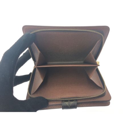  LOUIS VUITTON ルイヴィトン レディース 二つ折り財布 モノグラム ポルトパピエ・ジップ パスケース付 M61207 ブラウン