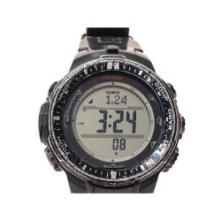 ▼▼ CASIO カシオ メンズ腕時計 電波ソーラー デジタルウォッチ PROTREK PRW-3000 Cランク