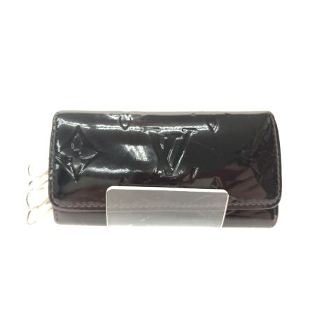  LOUIS VUITTON ルイヴィトン レディース 4連キーケース モノグラム ヴェルニ ミュルティクレ4  M93517 アマラント