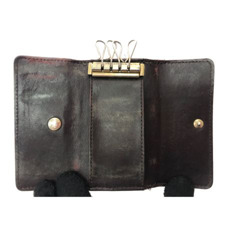  LOUIS VUITTON ルイヴィトン レディース 4連キーケース モノグラム ヴェルニ ミュルティクレ4  M93517 アマラント