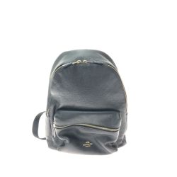 ▼▼ COACH コーチ ユニセックス リュックサック チャーリーミディアム バックパック レザー f38288 ブラック Bランク