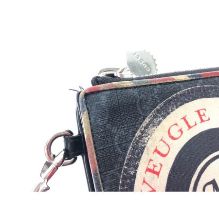  GUCCI グッチ メンズ クラッチバッグ GGスプリーム ナイトクーリエクラッチ タイガー ワッペン 496346 ブラック