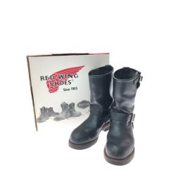 ▼▼ RED WING レッドウィング メンズ エンジニアブーツ 約25cm ソール減り有 D2268 ブラック Bランク