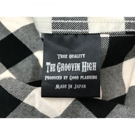  The Groovin High メンズ衣料 シャツ SIZE L ホワイト×ブラック
