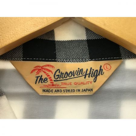  The Groovin High メンズ衣料 シャツ SIZE L ホワイト×ブラック