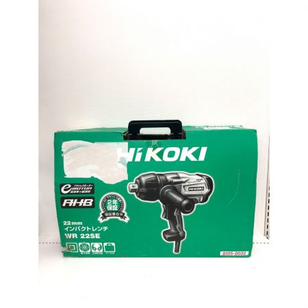  HiKOKI ハイコーキ 電動工具 コード式 100V 22mm インパクトレンチ WR22SE グレー