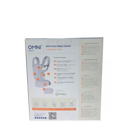  ERGO baby エルゴベビー 抱っこ紐 おんぶ紐 OMNI dream オムニドリーム  オムニドリーム パールグレー