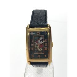 ▼▼ FOSSIL フォッシル レディース腕時計 クオーツ 10000本限定 ディズニー ゴルフ ミッキーマウス スクエアフェイス LI-1565 Bランク