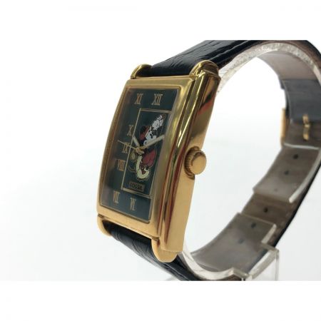  FOSSIL フォッシル レディース腕時計 クオーツ 10000本限定 ディズニー ゴルフ ミッキーマウス スクエアフェイス LI-1565