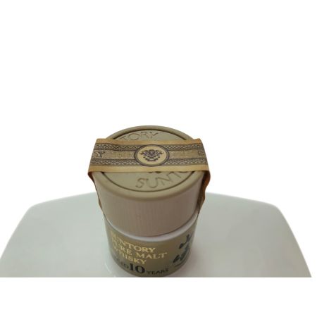 【北海道内限定発送】  SUNTORY サントリー ジャパニーズウイスキー 山崎10年 創業40周年記念 陶器ボトル 600ml 未開栓