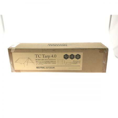 NEUTRAL OUTDOOR ニュートラルアウトドア タープテント TC タープ 4.0 ブラウン NT-TA11