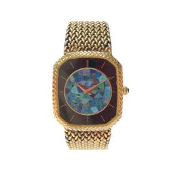 ▼▼ waltham 腕時計 クオーツ シェル文字盤 K12 金張り Bランク