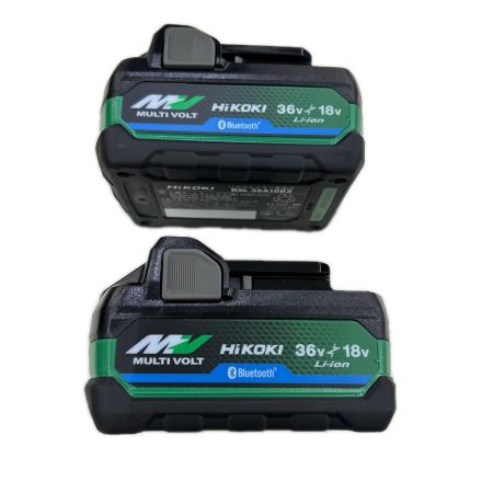 HiKOKI ハイコーキ インパクトドライバ コードレス式 36v 充電器・充電池2個・ケース付 WH36DD(2XHYSZ) イエロー
