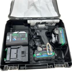 HiKOKI ハイコーキ インパクトドライバ コードレス式 36v 充電器・充電池2個・ケース付 WH36DD(2XHBSZ) ブラック Sランク