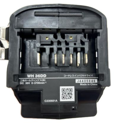 HiKOKI ハイコーキ インパクトドライバ コードレス式 36v 充電器・充電池2個・ケース付 WH36DD(2XHBSZ) ブラック