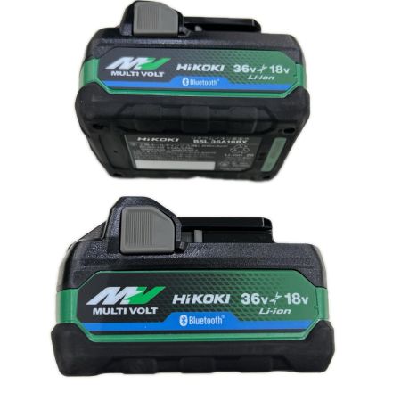 HiKOKI ハイコーキ インパクトドライバ コードレス式 36v 充電器・充電池2個・ケース付 WH36DD(2XHBSZ) ブラック