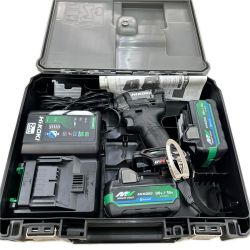 HiKOKI ハイコーキ インパクトドライバ コードレス式 36v 充電器・充電池2個・ケース付 WH36DD(2XHBSZ) ブラック Sランク