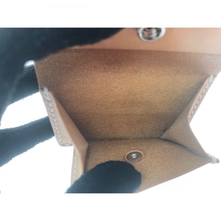  bead-ya メンズ コンパクトウォレット CPウォレット TYPE II コードバン ハンドメイド 手縫い ブラック