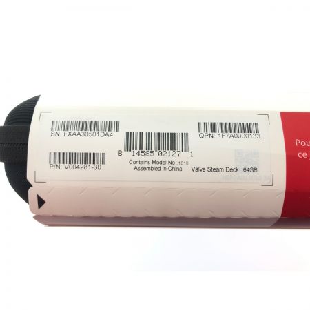  VALVE ケース・充電コード付き Steam Deck 64GB 201-200289