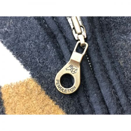  PENDLETON ペンドルトン メンズ衣料 ベスト ウール ジップ SIZE S ベージュ