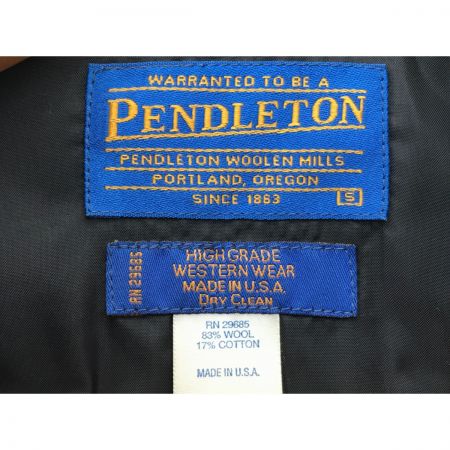  PENDLETON ペンドルトン メンズ衣料 ウールコート SIZE S USA グリーン