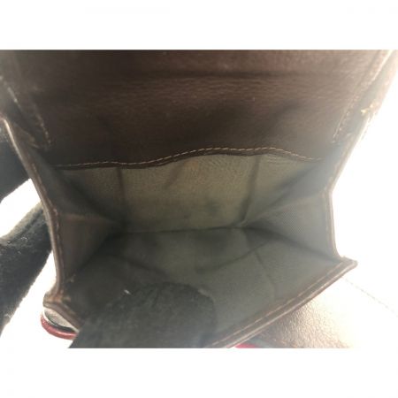  Christian Dior クリスチャンディオール レディース 三つ折り財布 トロッター サドルウォレット ラスタ D金具 ベージュ