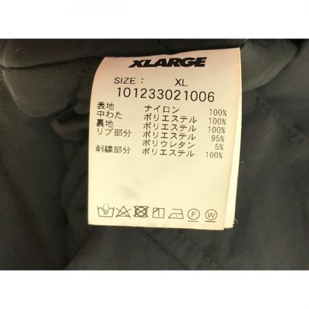  X-LARGE エクストララージ ナイロンパファージャケット SIZE XL 101233021006 ブラック