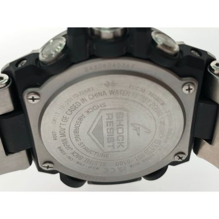  CASIO カシオ メンズ腕時計 クロノグラフ 電波ソーラー G-SHOCK Gショック Gスチール GST-B100