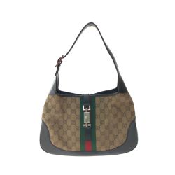 ▼▼ GUCCI グッチ GGキャンバス ジャッキーライン シェリー ワンショルダーバッグ 001-3306 Bランク