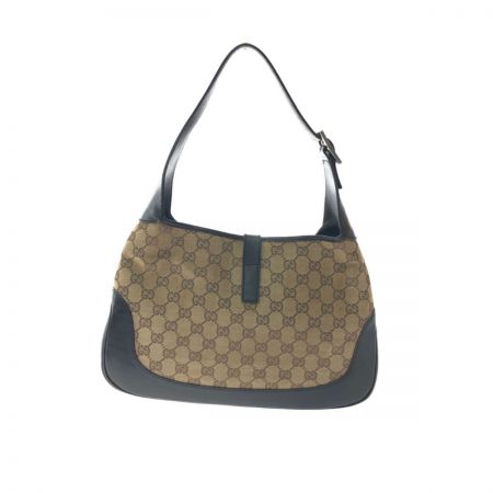  GUCCI グッチ GGキャンバス ジャッキーライン シェリー ワンショルダーバッグ 001-3306