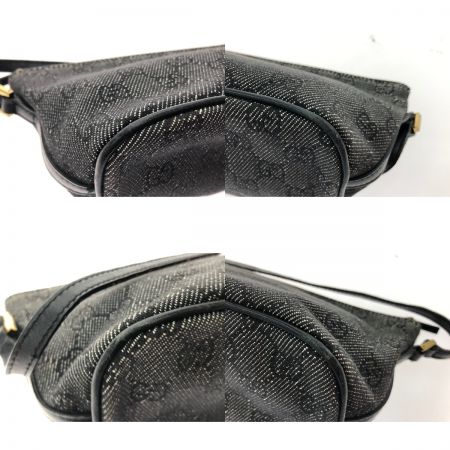  GUCCI グッチ レディース ハンドバッグ アクセサリーポーチ GGデニム 07198･2123 ブラック