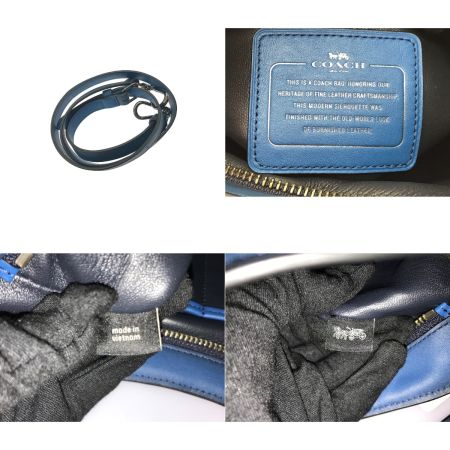  COACH コーチ ハンドバッグ A1881 F54868 ブルー