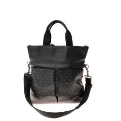 ▼▼ COACH コーチ レディース ショルダートート チャールズ フォールドオーバー ブルースタードット F59309 ネイビー Bランク