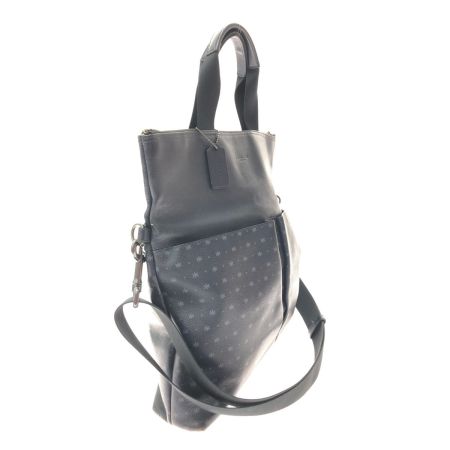  COACH コーチ レディース ショルダートート チャールズ フォールドオーバー ブルースタードット F59309 ネイビー