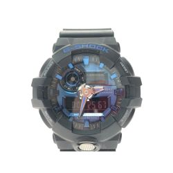 ▼▼ CASIO カシオ メンズ腕時計 クオーツ デジアナウォッチ G-SHOCK  GA-710 ブラック Bランク