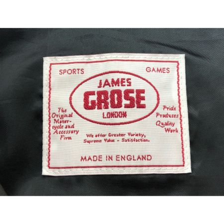  JAMES GROSE メンズ衣料 レザージャケット 羊革 SIZE36 ブラック