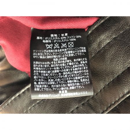  JAMES GROSE ジェームスグロース 羊革 ダブルライダースジャケット SIZE38 ブラック