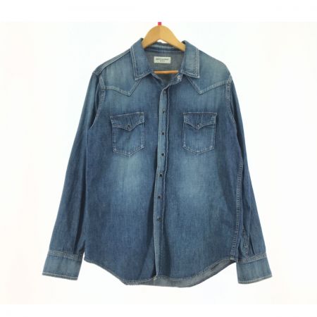  SAINT LAURENT(Yves Saint Laurent) デニムシャツ D50X 498101 Y880L 4369 ブルー