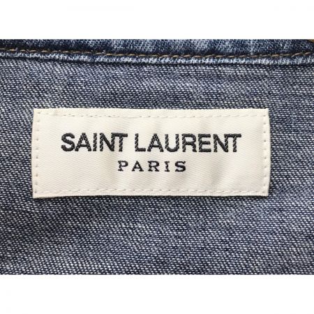  SAINT LAURENT(Yves Saint Laurent) デニムシャツ D50X 498101 Y880L 4369 ブルー