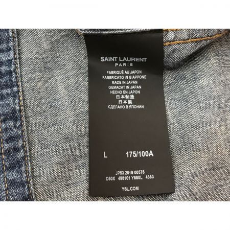  SAINT LAURENT(Yves Saint Laurent) デニムシャツ D50X 498101 Y880L 4369 ブルー