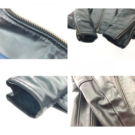  KADOYA カドヤ ライダースジャケット レザー シングル SIZE L  ブラック