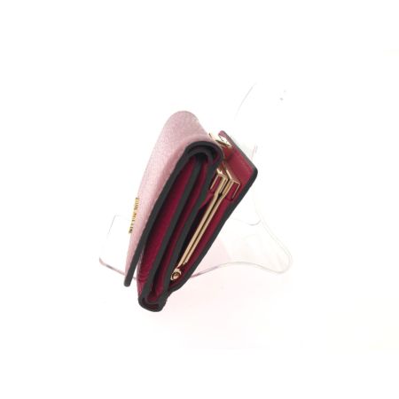  MICHAEL KORS マイケルコース レディース 三つ折り財布 がま口 ジェットセットトラベル コンパクトウォレット ピンク