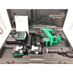 ▼▼ MAKITA マキタ ハンマドリル コードレス式 充電器・充電池2個・ケース付 DH36DPA 2XP グリーン Aランク
