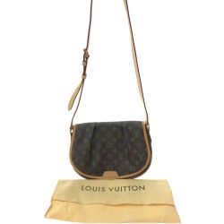 ▼▼ LOUIS VUITTON ルイヴィトン レディース ショルダーバッグ モノグラム メニルモンタンPM M40474 ブラウン Aランク