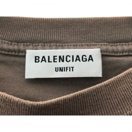  BALENCIAGA バレンシアガ DESTROYED FLATGROUND Tシャツ ダメージ加工 SIZE XXS オリーブ
