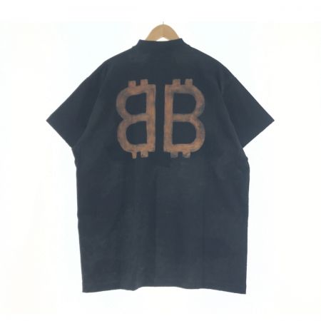  BALENCIAGA バレンシアガ ブリーチアウト 半袖tシャツ SIZE L 739028 ブラック